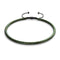 Serpentine | Emerald Hematite x Gunmetal | Double Wave Necklace